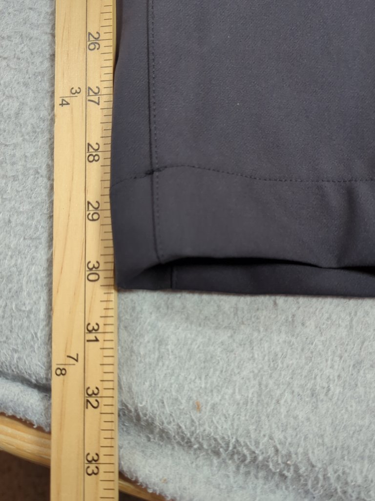 State & Liberty Pants Men's 36 (Fit 34x30) Black Tech Chino Athletic Fit Nwt — image 8 of 8